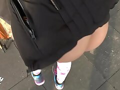 Anal Public screw with teen amateur  mega-slut and cum shot