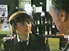 Brit Female Traffic Cop at the Slapping Club