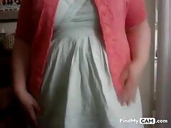 BBW plays for her cam