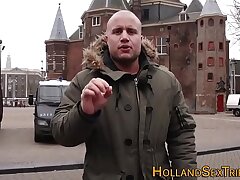 Real prossie inhales and drills tourist