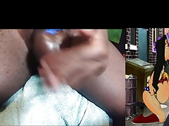 Personal Edging challenge NO Cum shot BLUE Ball-sac
