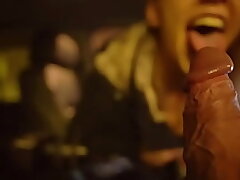 Appointment Night! Risky Public Blowjob, Almost Caught & Getting a Creampie!