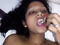 RANDI Gobbling Spunk AS SHE IS Pulverized HARD