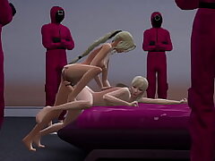 [TRAILER] SQUID GAME Lovemaking - Obese 2