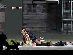 Platinum-blonde Damsel have plow with zombies and thick stiffys with a plenty of of jizz (Parasite in city) Manga porn Gameplay #1
