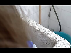 Light-haired Ukrainian Slut Loves A Utter Throat Of Yam-sized Milky Cock!