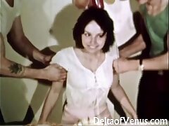 Antique Erotica 1970s - Unshaved Pussy Nymph Has Sex - Happy Fuckday