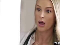 Super-fucking-hot blondie medic Emma Hix finds a patient jerking off in her office and she needed to know more