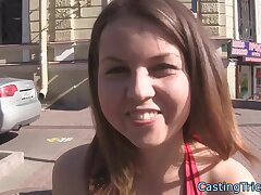 European bombshell torn up at fake casting