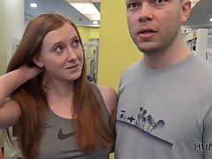 HUNT4K. Magnificent young girl luvs just sports, currency