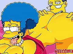 Pulverizing the steamy neighbor! The neighbor's enjoy - The Simptoons