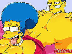 Fucking the hot neighbor! The neighbor's enjoy - The Simptoons