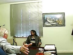 Ebony unexperienced filmed at real porno audition audition