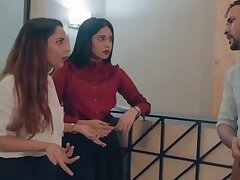 Manager Tempt the Secretarys and Fuck 2 Girls