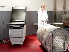Anal therapy for towheaded girl-girl patient
