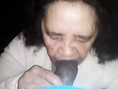 unexperienced granny toothless loves big black cock