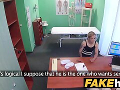 Fake Medical center Medic brings experiencing back to pussy with ravage