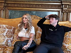 Social Media Influencer JazJizzes Fat Tits Tat Fucks On Podcast