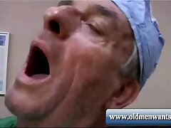 Senior guy Therapist humps patient