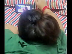 Indian Chick Watching Porno And Bang