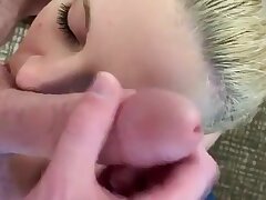 XXL Witnessed Platinum-blonde Takes Giant Facial