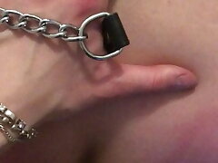 Rossie's whore trains with Mistress's anal pussy.