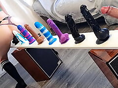 Choosing the Best of the Best! Doing a Fresh Challenge Different Dildos Test (with Bright Climax at the end Of course)