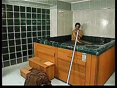 Hairy Mature Assfuck Pummeled in Pool (Camaster)
