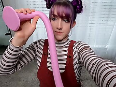 Bts - Deepthroating 33  Inches with Camera to see where it all goes first-ever Person Look