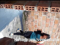 She inhales me off in an deprived building PART 1 Follow her on instagram/venuslatina2