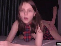 College Hottie Used As A Human Cum Dumpster