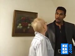 Grandmother with black cock