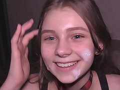 School Cutie Used As A Human Cum Dumpster