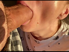 Stepdad Fucks Daughter While Nobody Is Home - Russian Amateur with Conversation
