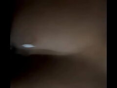 Ebony Girl Creaming on Big black cock