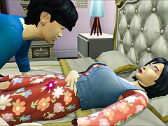 Chinese step Sonny Penetrates Chinese Mother After Taking A Bath - Family Hook-up Taboo