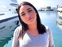 Sarah, young and pretty Italian, is highly naughty
