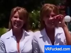 Milf Love Threesome Buttfuck and Jizz flow