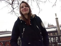 GERMAN SCOUT - Lovely NATURAL Teenage ELENA Cuckold Drill AT MODEL CASTING