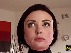 Teen predominated for sucking and throating