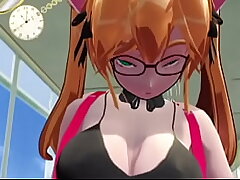 Bimbo Nerdy Tramp to Bitch Progression MMD