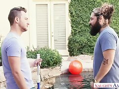 Manmeat Greedy Milf Kendra Lust Takes on a Hefty Cock!
