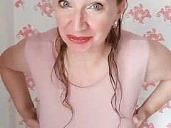 Wank instruction. Sloppy talk, huge tits fucking by MariaOld cougar