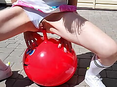 Super-naughty Sis Railing Sport Ball with Dual Intrusion