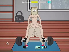 Fuckerman - Freaky Gym Public Anal Drill