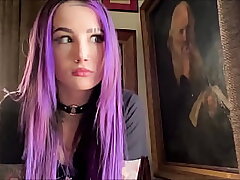 Goth Teenage Squirts on Step Brother's Cock - Valerica Steele - Family Treatment - Alex Adams