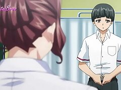 hentai schoolgirl turn his own professor into sex gimp