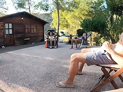 Showing My Cock to My Gf and Her Hottest Homie to Get a Good Blowjob