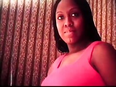 Randy cock gargling ebony babe getting her cunt romped and creamed