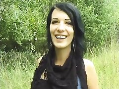 I film my finest homie Lucia with brunette hair and a breezy